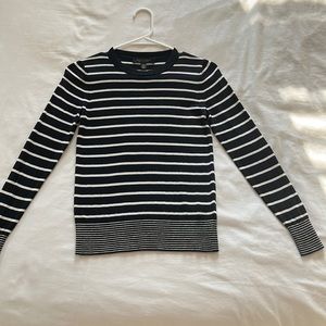 Banana Republic XXSP Silk Cashmere Striped Sweater